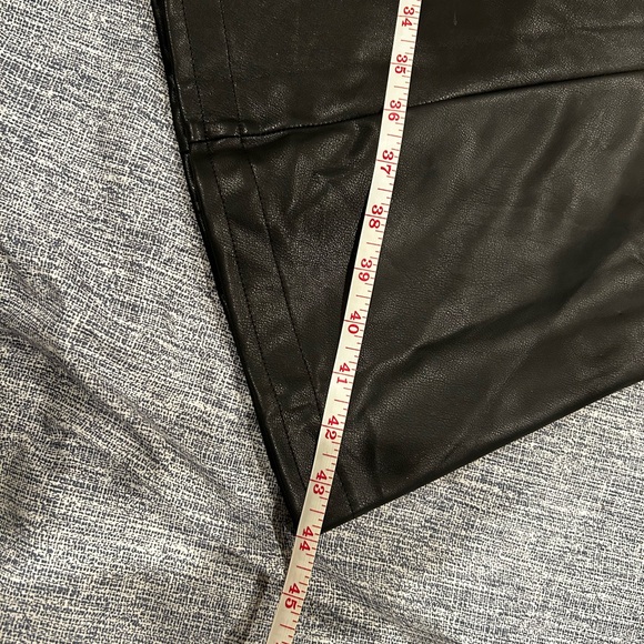 Fate Black Faux Leather Dress - Picture 6 of 11